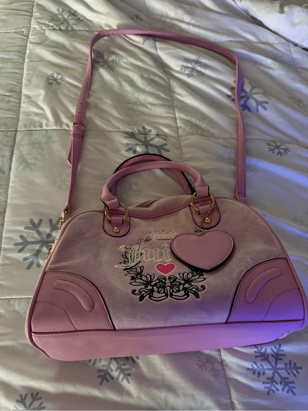Juicy Couture Heritage Bowler “Fondant Pink” Handbag - Picture 1 of 4